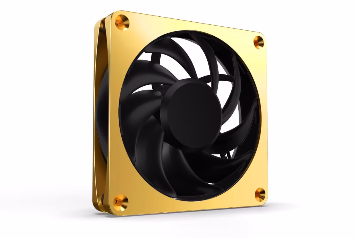 Ventola Alphacool Apex Stealth Metall Power 120 mm Oro