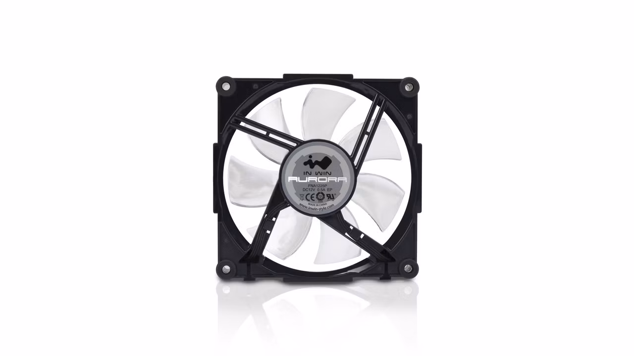 Ventola InWin Aurora RGB-LED 120mm 3er Set Nero Bianco