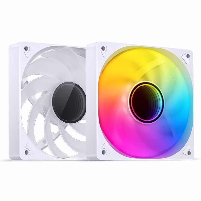 Ventola Jonsbo SL-120 ARGB 5V 3PIN Lama Inversa PWM 120mm Bianco