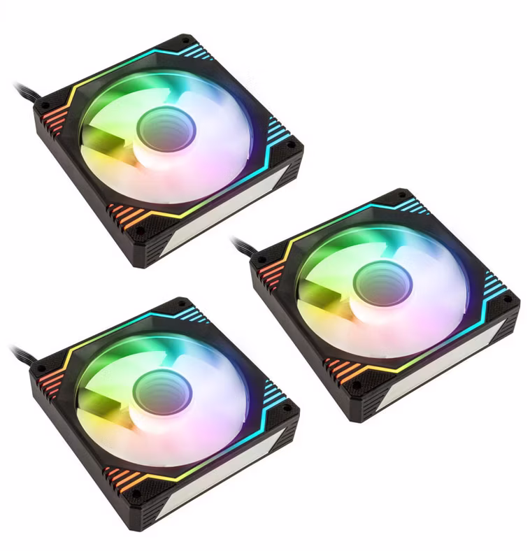 Ventola Kolink Umbra X 120mm ARGB High Performance PWM kit da 3 Nero