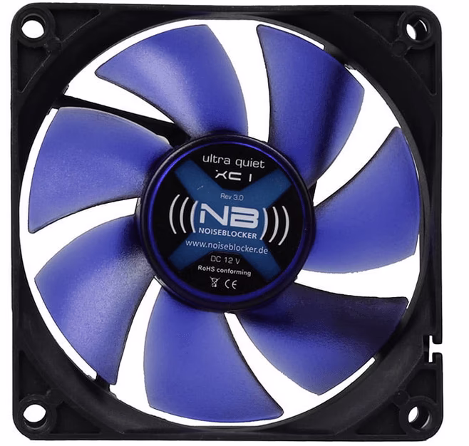 Ventola Noiseblocker BlackSilent XC1 sfusa 80 mm