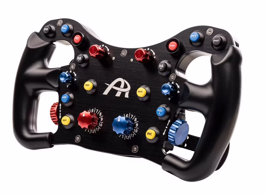 Volante Ascher-Racing F64-USB V3 Nero