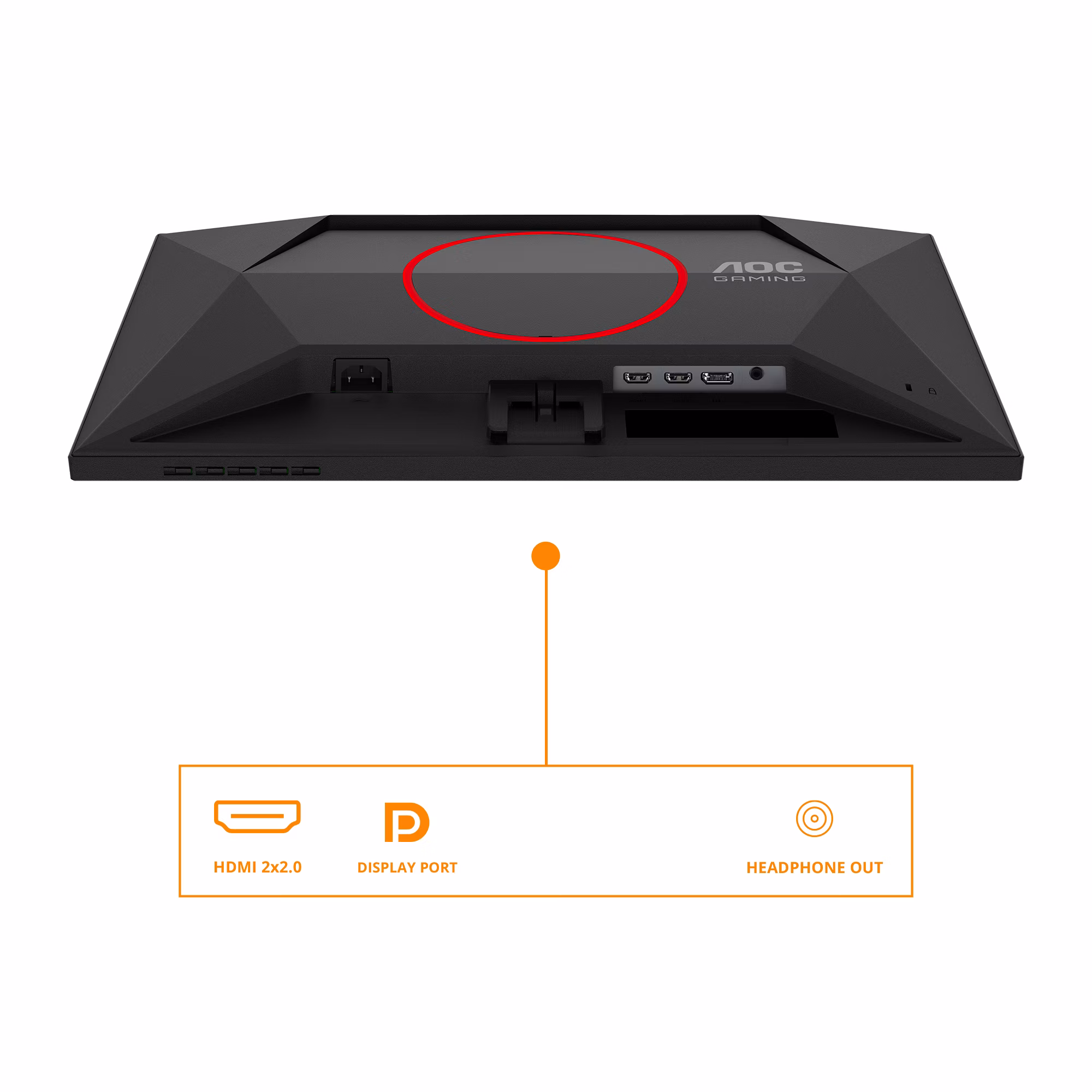 Monitor AOC G4 25G4SRE (25") 1920 x 1080 Pixel Full HD LED Nero, Rosso 3 Monitor AOC G4 25G4SRE (25") 1920 x 1080 Pixel Full HD LED Nero, Rosso - immagine 3
