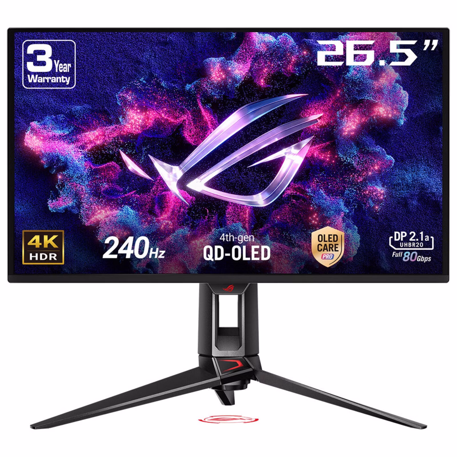 Monitor Asus ROG Swift OLED PG27UCDM 27" Gaming 240Hz QD OLED FreeSync & G-SYNC