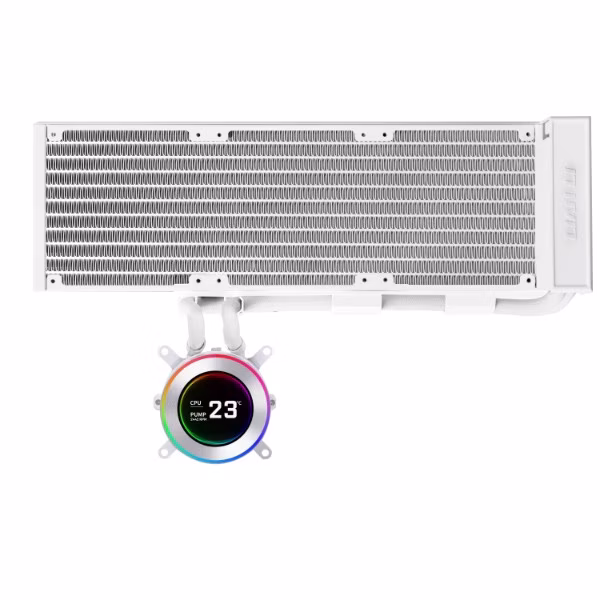 Dissipatore A Liquido Lian Li HYDROSHIFT II LCD-C 360N Fanless ARGB 360mm Bianco