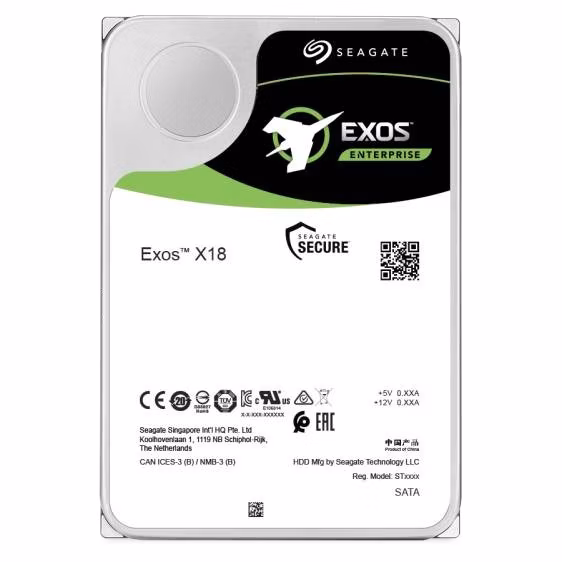 HDD Seagate Exos X18 16 TB SATA 6 Gb/s, 3,5"