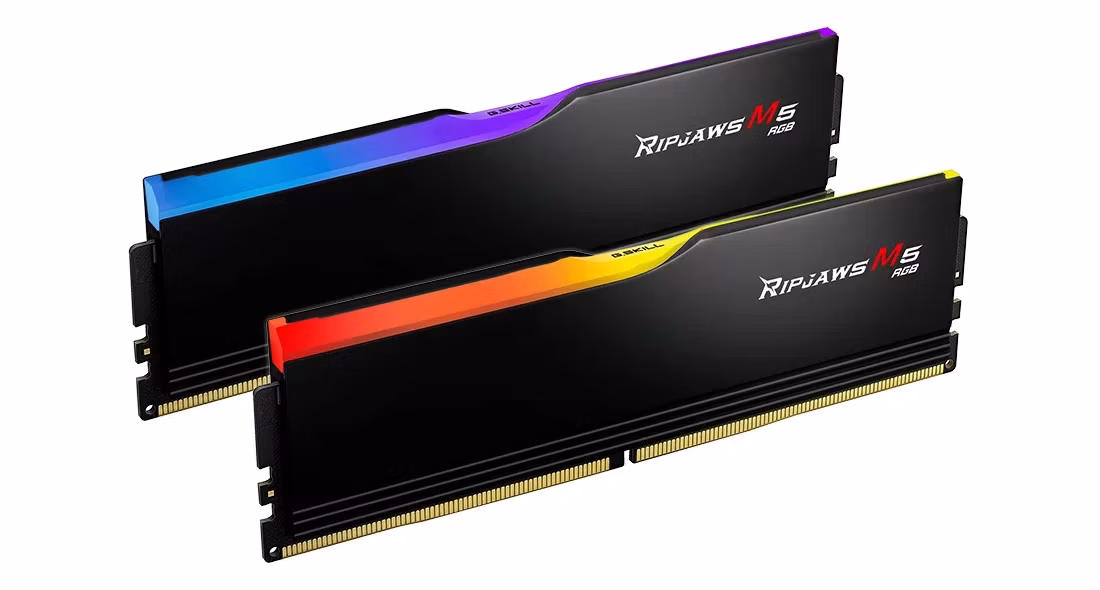 Ram G.Skill Ripjaws M5 DDR5 96GB (2x48) 5200Mhz RGB CL40 XMP 3.0 Nero