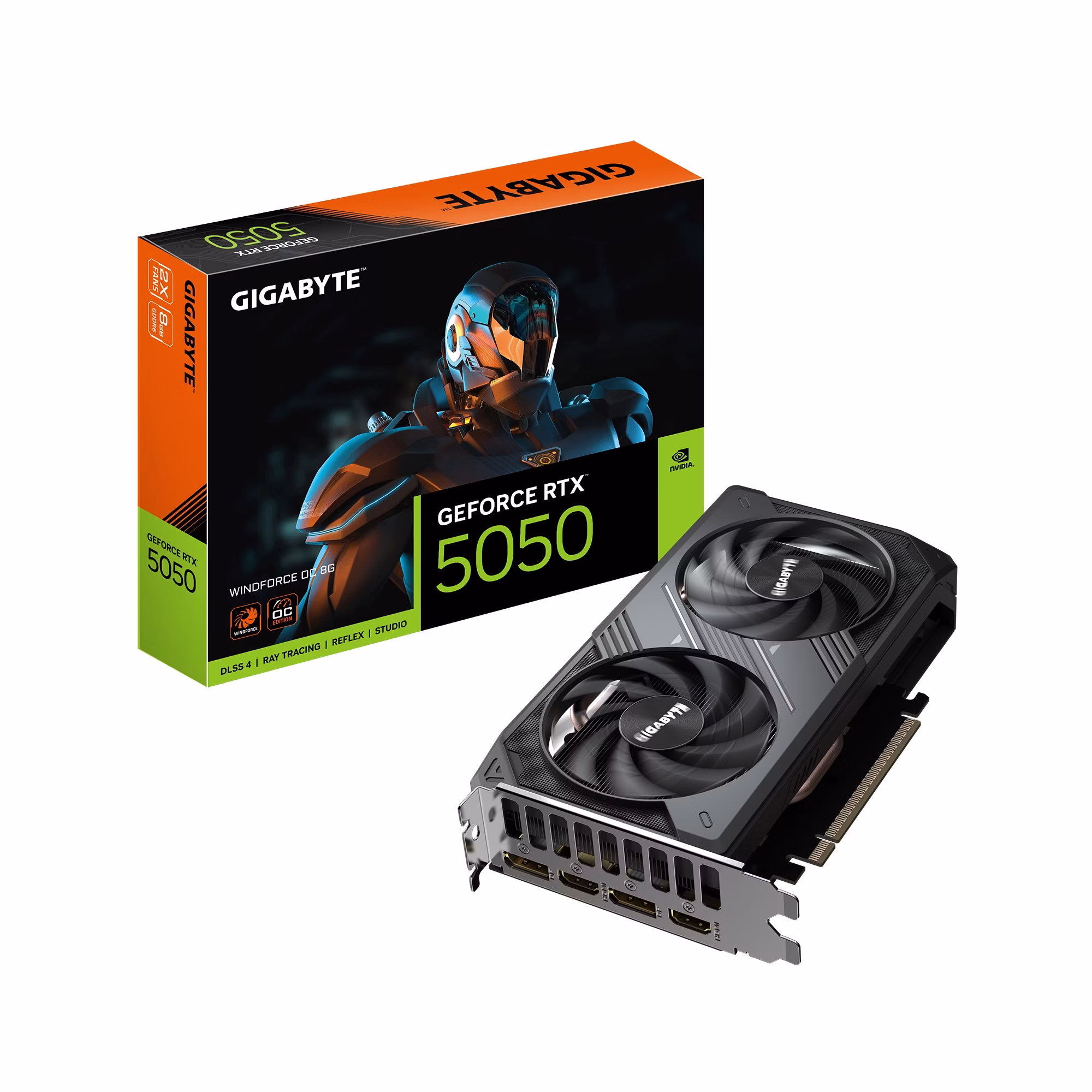 Scheda Video GIGABYTE GeForce RTX 5050 WINDFORCE OC 8G