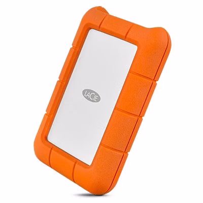 HDD Esterno LaCie Rugged USB-C 1 TB Arancione, Argento