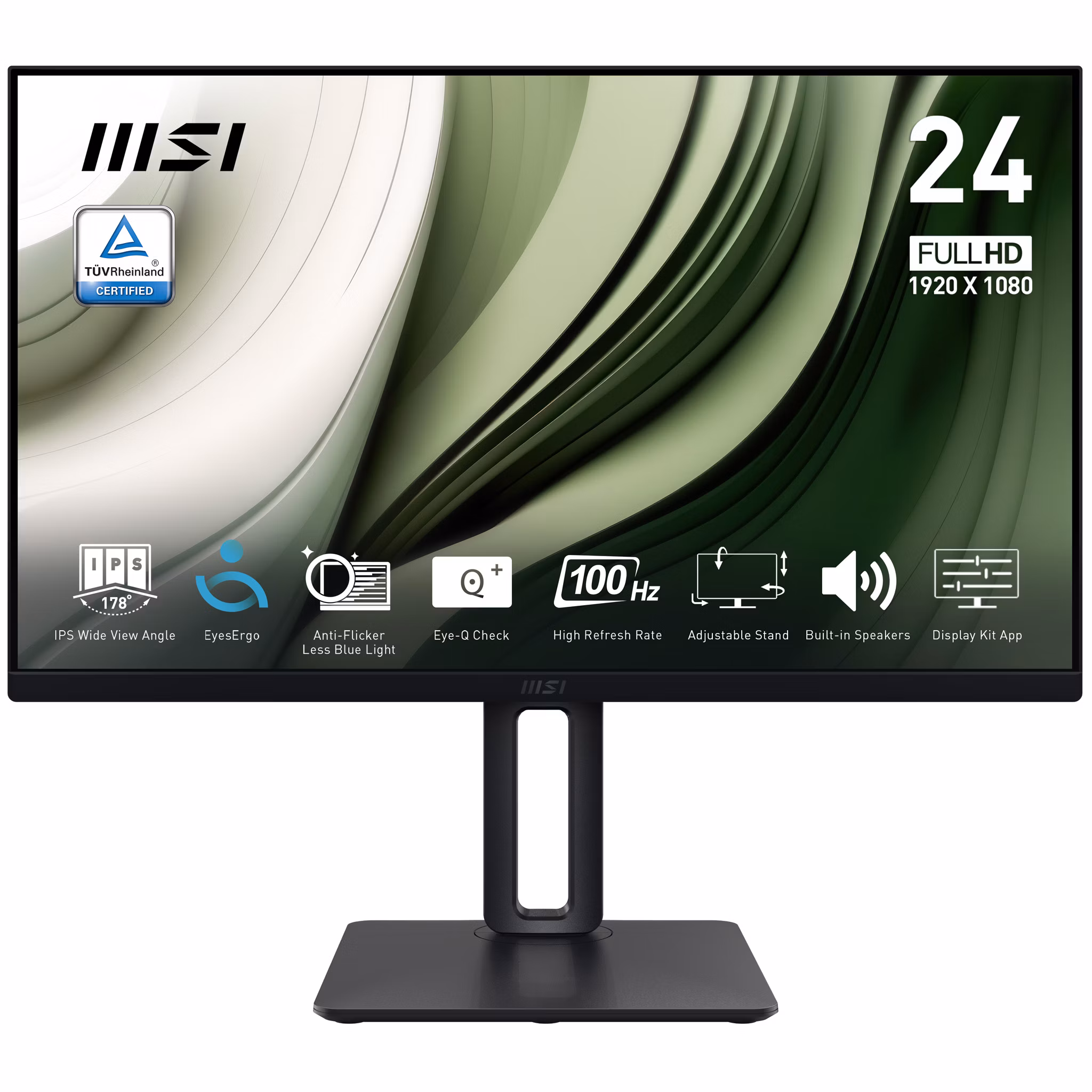 Monitor MSI PRO MP245PG 24" Nero Full HD IPS Adaptive-Sync 100Hz