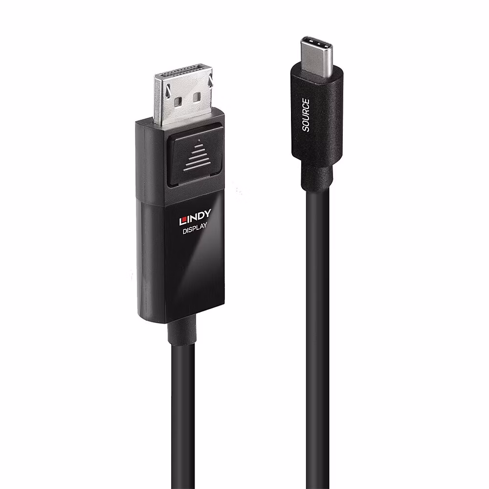 Cavo adattatore USB Lindy 8K60 USB-C maschio DisplayPort maschio