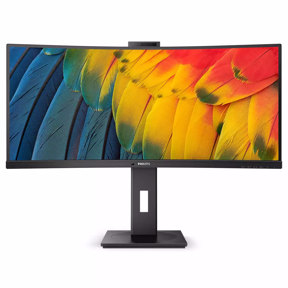 Monitor Philips 34B1U5600CH 34 Pollici 21 9 Curvo WQHD Webcam Docking Station
