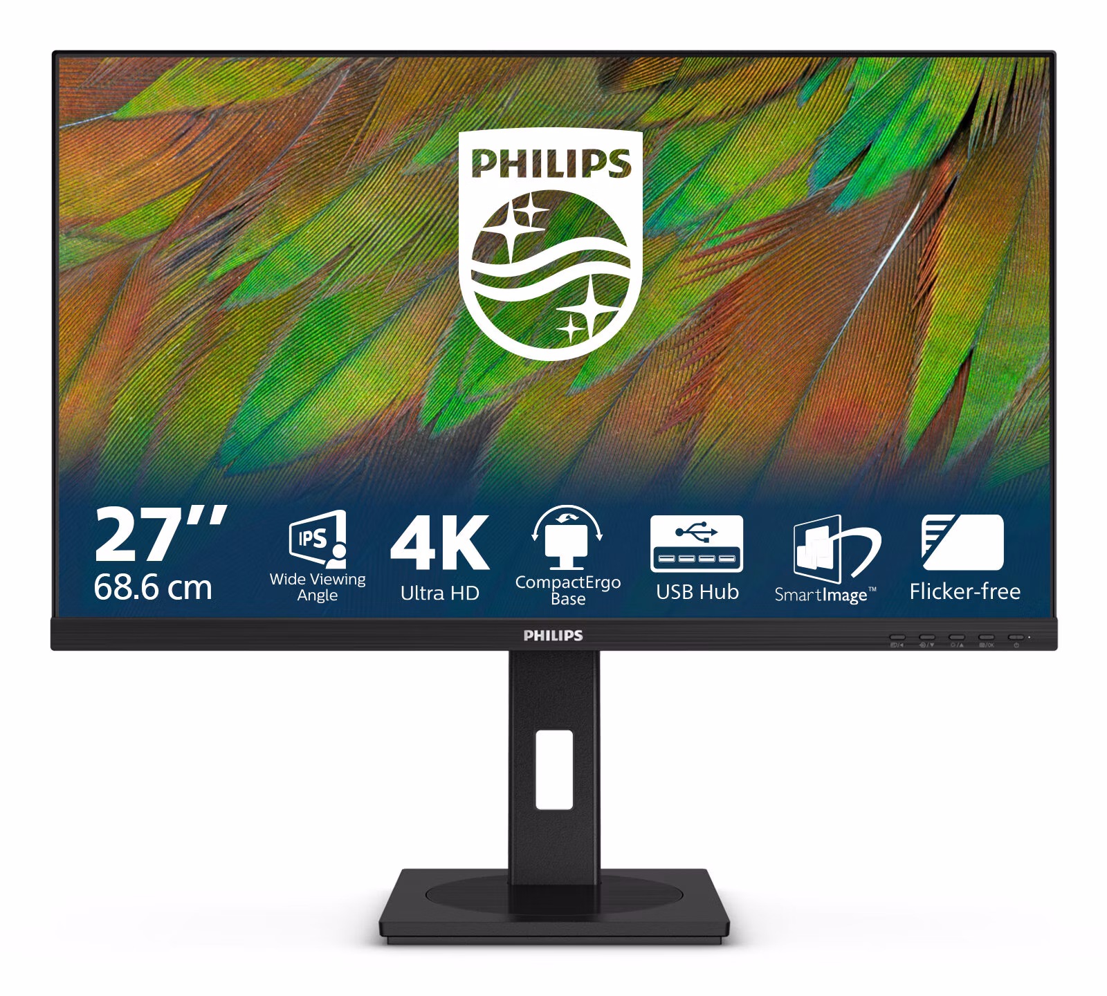 Monitor Philips 27B1N3800 27 Pollici 4K IPS DP USB 3.2 Pivot Speaker