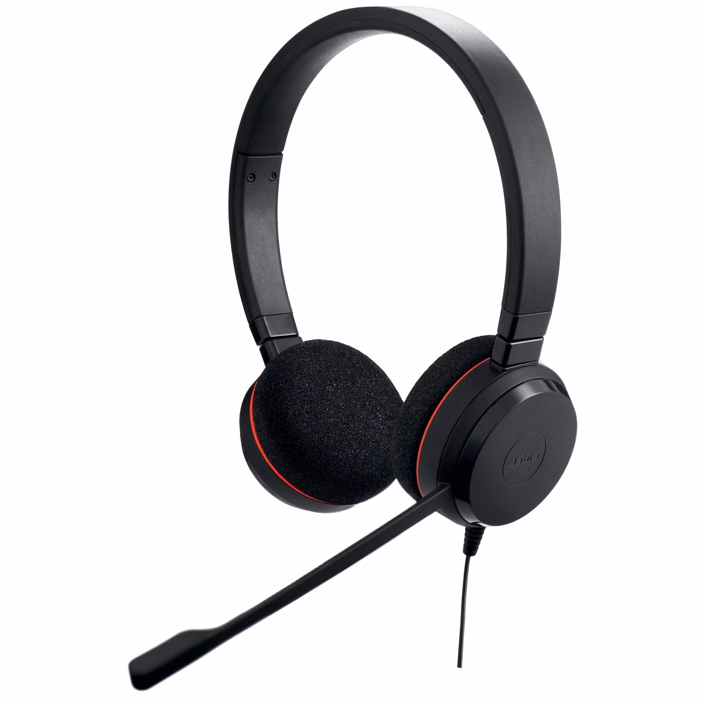 Cuffie Jabra Evolve 20 Stereo MS USB C A Adapter Compatibilità Microsoft Teams