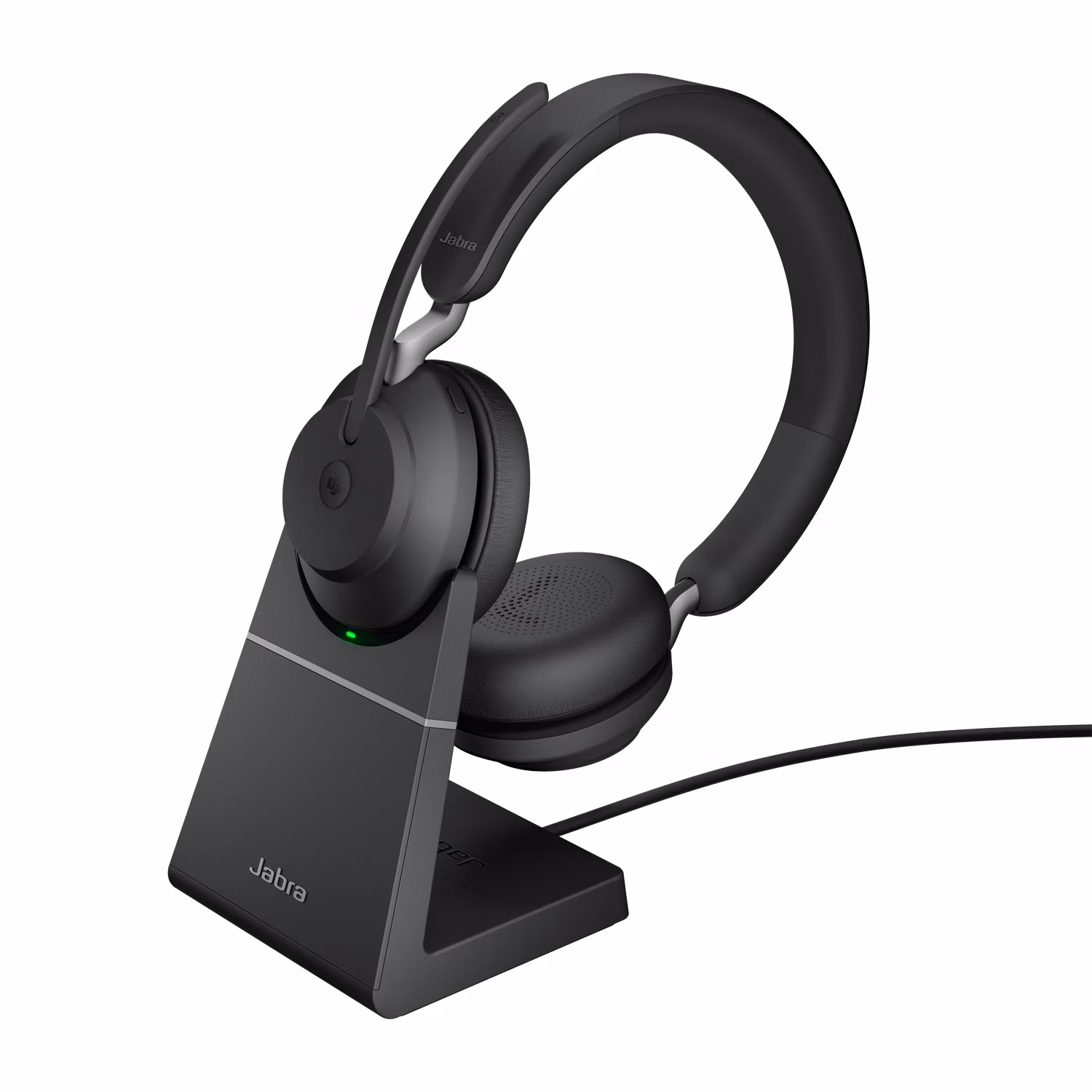 Cuffie Jabra Evolve2 65 Link380c MS Stereo Stand Black Comfort ottimale Audio professionale