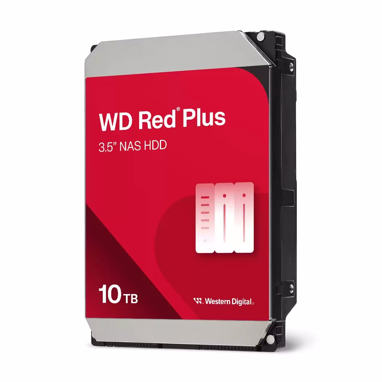 HDD Western Digital Red Plus 3.5 10TB SATA 6Gb 5400rpm 512MB Cache NAS ottimizzato