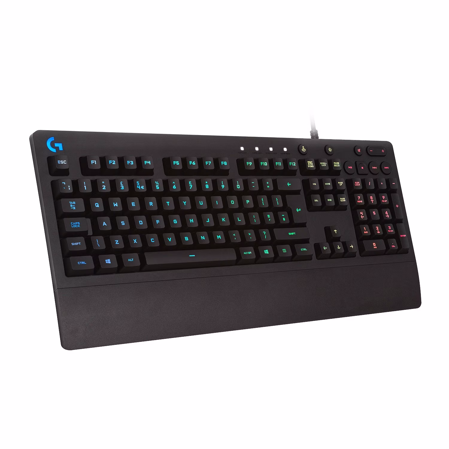 Tastiera Logitech Prodigy G213 LED RGB USB Layout tedesco Retroilluminazione multizona