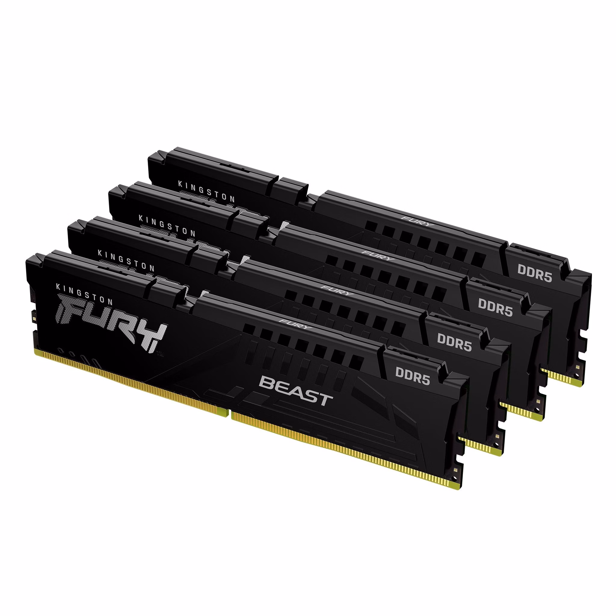 Ram KINGSTON FURY BEAST DDR5 5200MHz 128GB (4x32) XMP 3.0 CL40 NERO