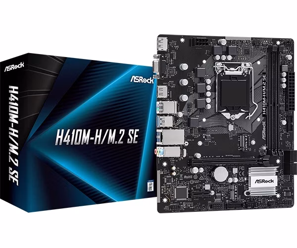 Scheda Madre ASROCK H410M-H/M.2 SE LGA 1151 DDR4 Micro ATX