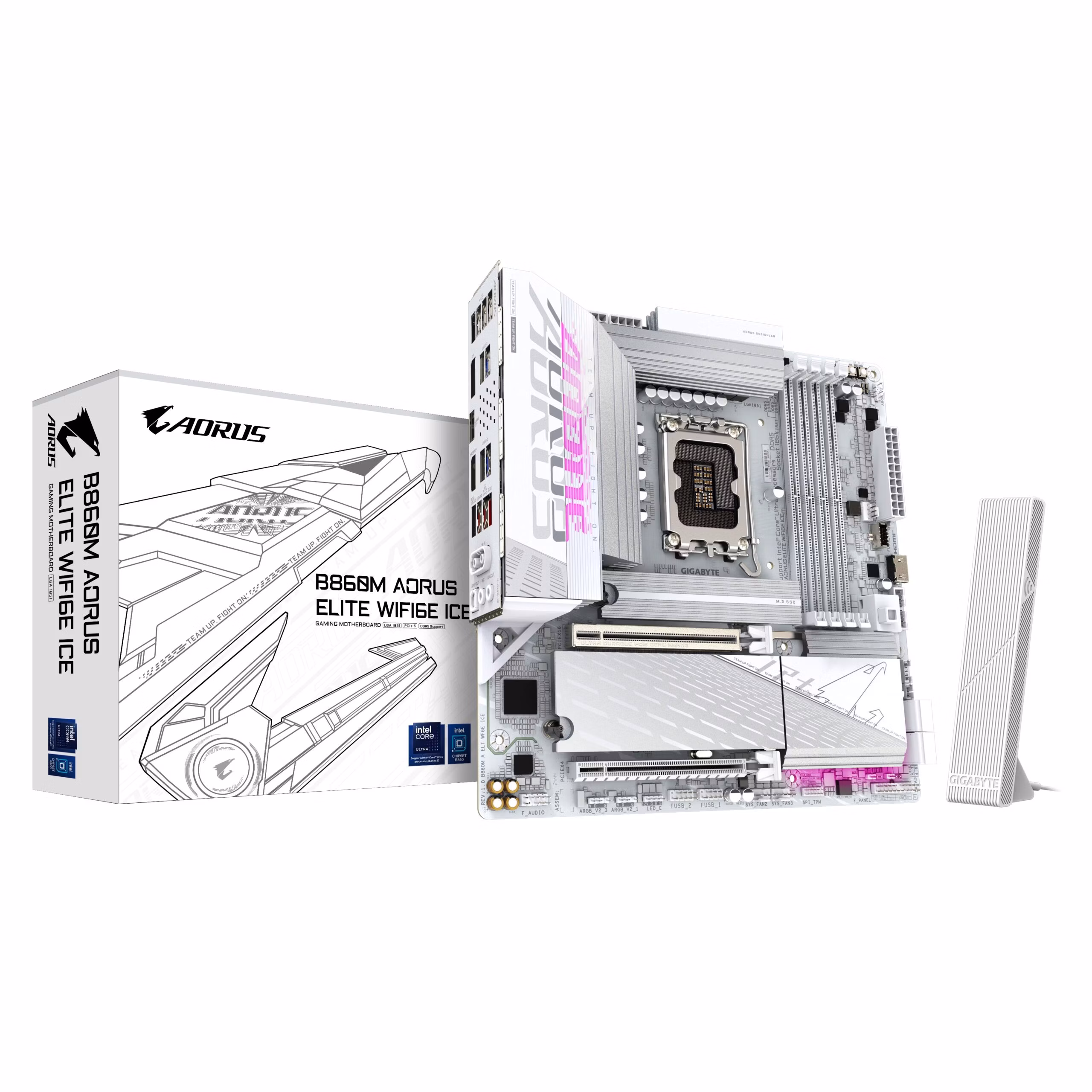 Scheda Madre Gigabyte GA-B860M A ELT WF6E ICE LGA 1851 (D)