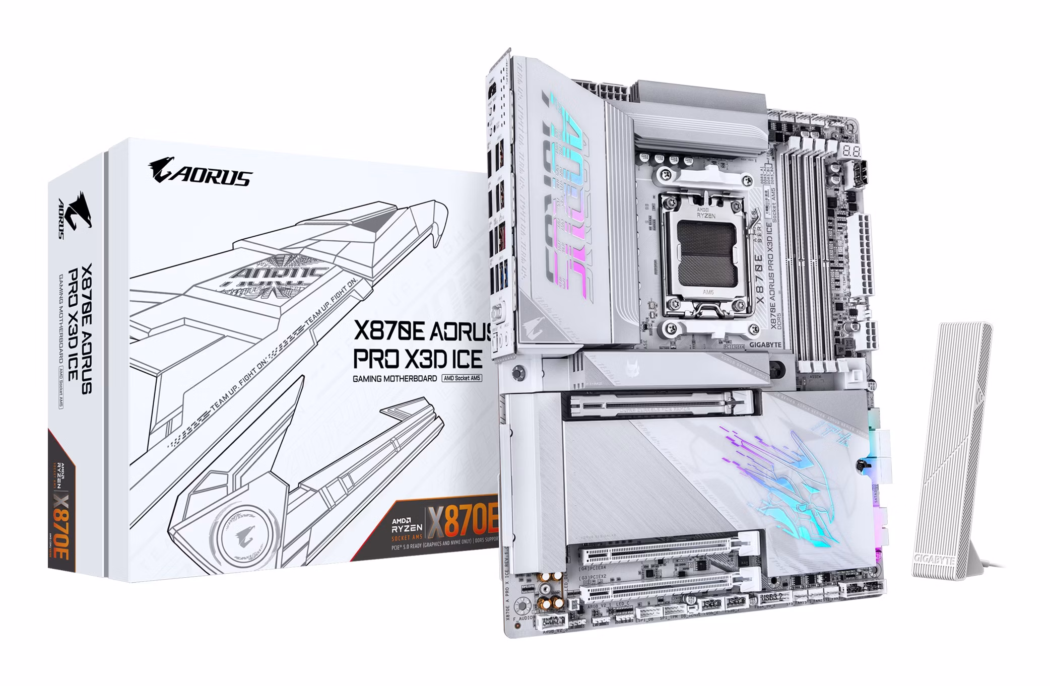 Scheda Madre GIGABYTE X870E AORUS PRO X3D ICE Socket AM5