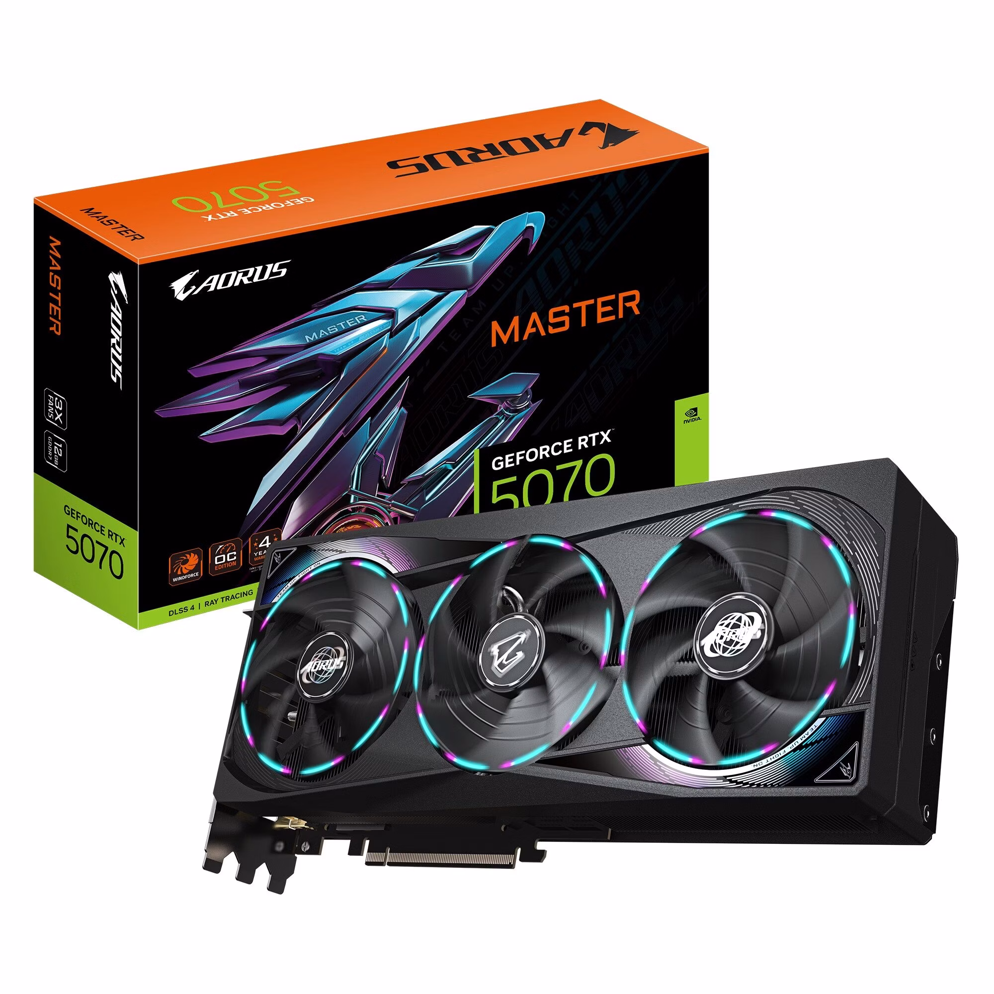 Scheda Video Gigabyte GeForce RTX 5070 12GB Aorus Master 1 Scheda Video Gigabyte GeForce RTX 5070 12GB Aorus Master