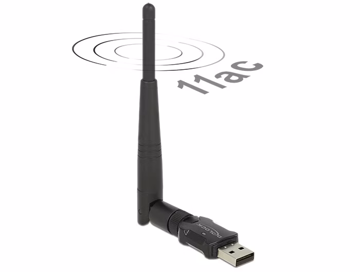 Scheda Wireless USB DeLOCK 12462 WLAN 433 Mbit/s