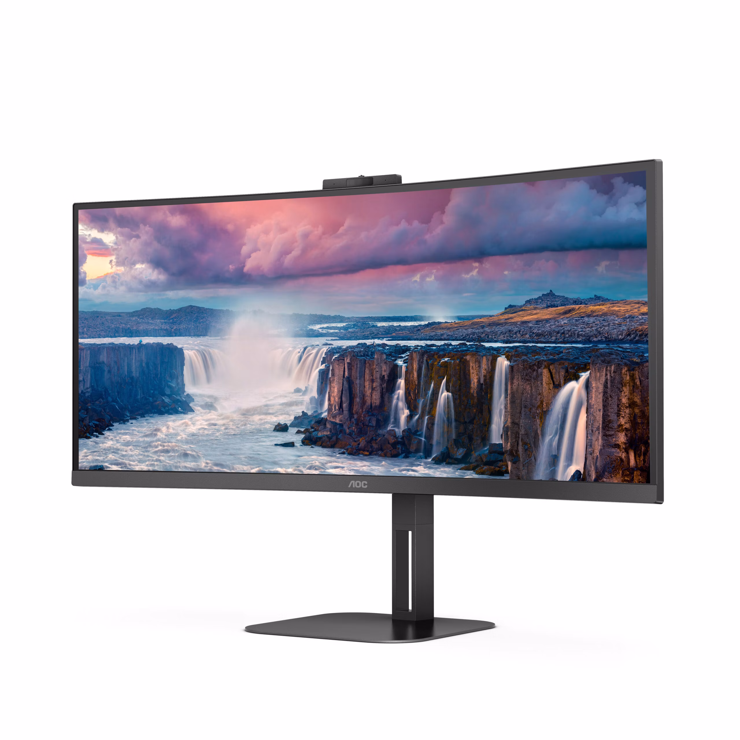Monitor AOC CU34V5CW/Nero 34" Curvo 100Hz FreeSync VA DP HDMI 5 Monitor AOC CU34V5CW/Nero 34" Curvo 100Hz FreeSync VA DP HDMI - immagine 5