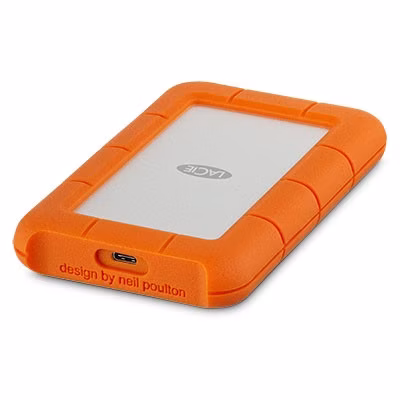 HDD Esterno LaCie Rugged USB-C 4 TB Arancione/Argento
