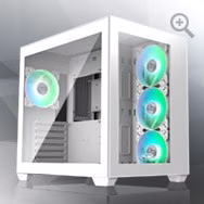 Case Raijintek PAEAN C7 TG4 Mini-Tower Bianco