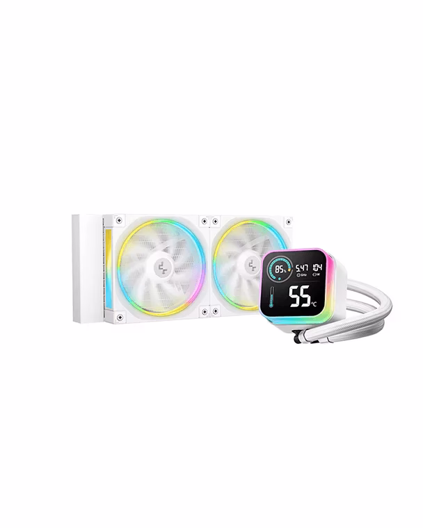 Dissipatore A Liquido DeepCool LQ240 240mm RGB Bianco