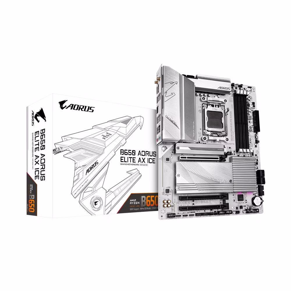 Scheda Madre GIGABYTE GA-B650 AORUS ELITE AX ICE socket AM5