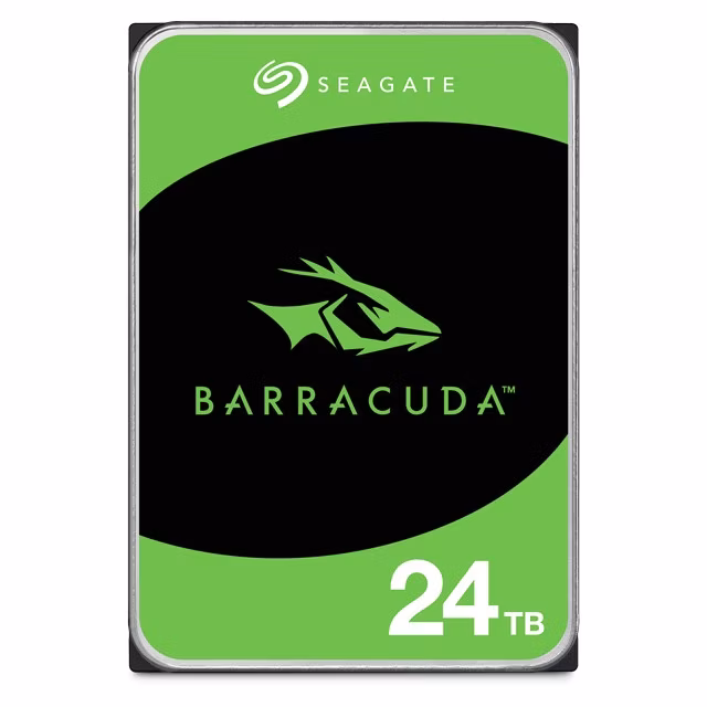 HDD Seagate BarraCuda 3.5'' 24TB SATA 6Gb 7200rpm 512MB Cache Prestazioni elevate