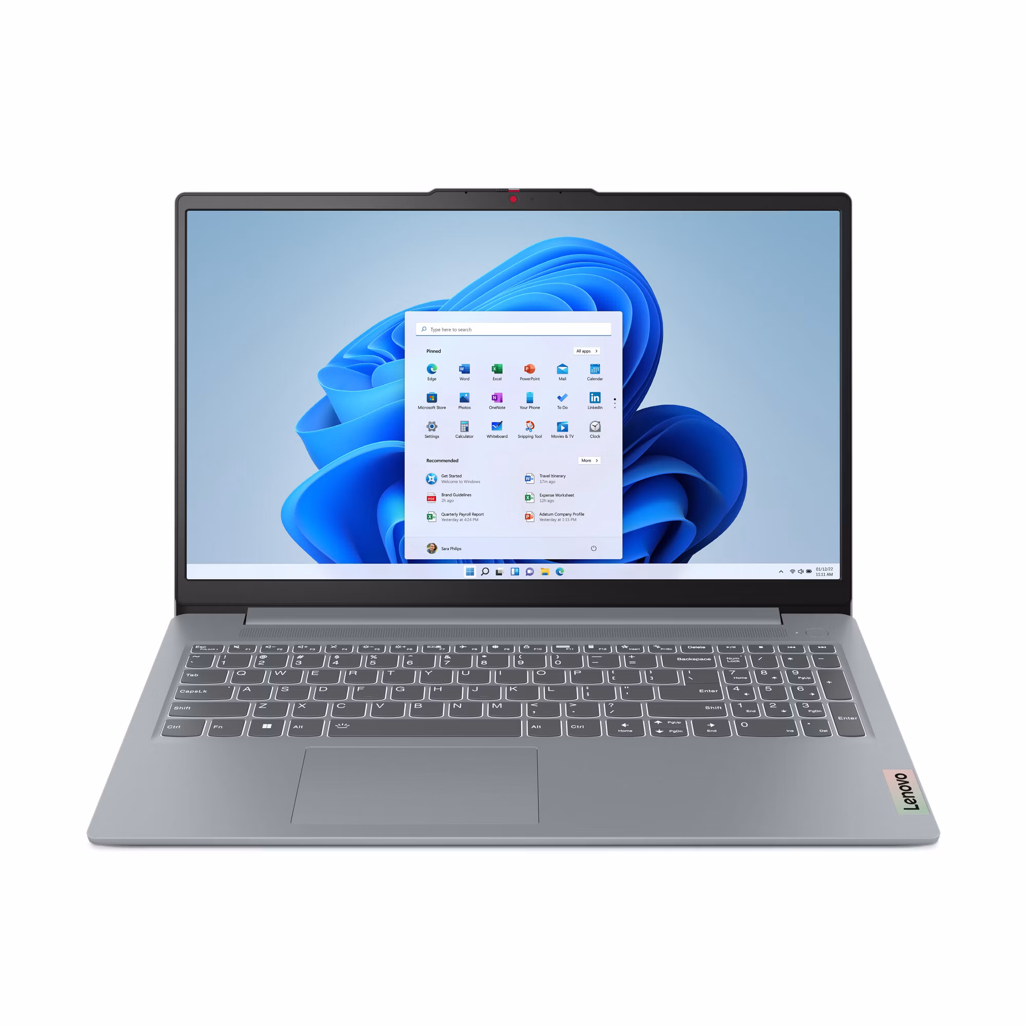 Lenovo IdeaPad Slim 3 15IAH8 Intel® Core™ i5 i5-12450H Laptop 39.6 cm (15.6") Full HD 8 GB LPDDR5-SDRAM 512 GB SSD Wi-Fi 6 (802.11ax) English Grey