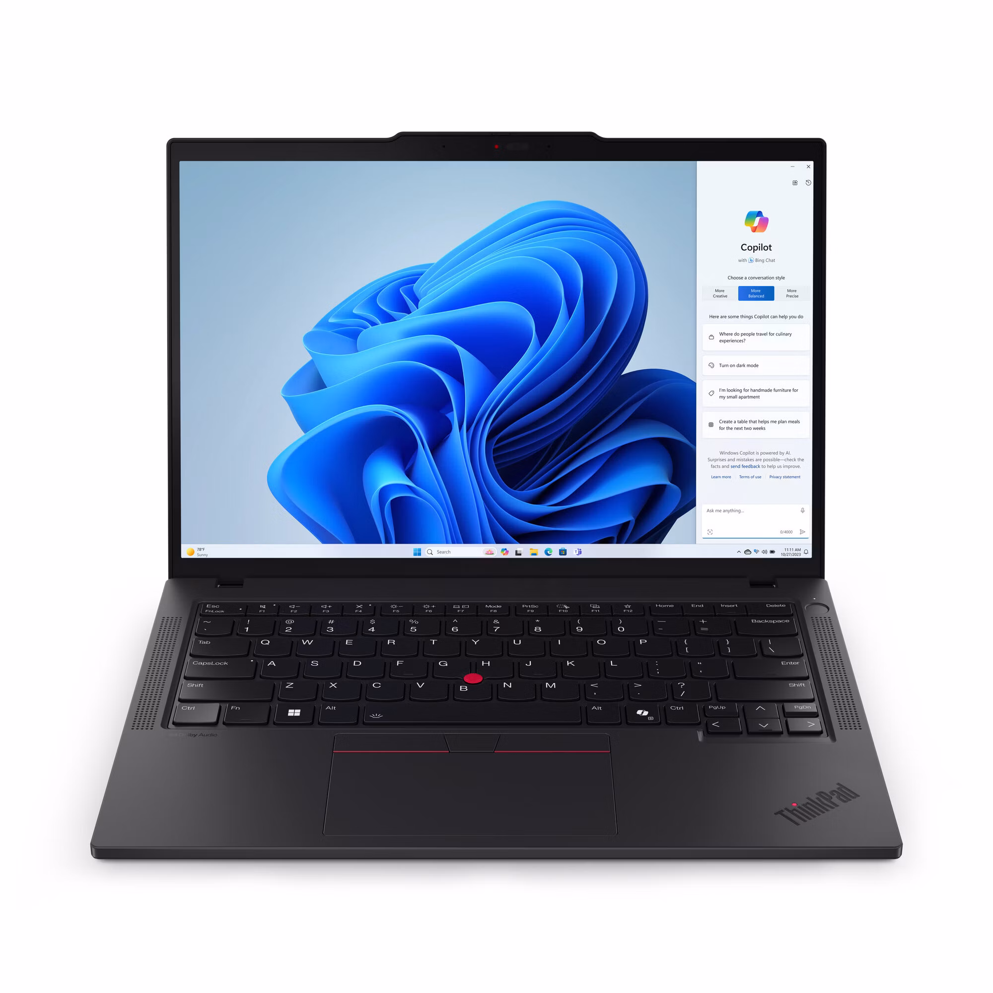 Lenovo ThinkPad T14 Gen 5 (AMD) AMD Ryzen™ 5 PRO 8540U Laptop 35.6 cm (14") WUXGA 16 GB DDR5-SDRAM 512 GB SSD Wi-Fi 6E (802.11ax) Windows 11 Pro English Black