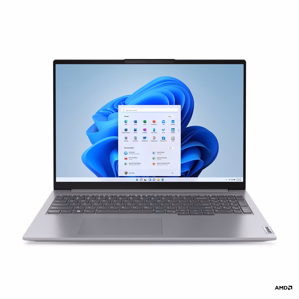 Lenovo ThinkBook 16 G6 ABP AMD Ryzen™ 7 7730U Laptop 40.6 cm (16") WUXGA 16 GB DDR4-SDRAM 512 GB SSD Wi-Fi 6 (802.11ax) Windows 11 Pro English Grey