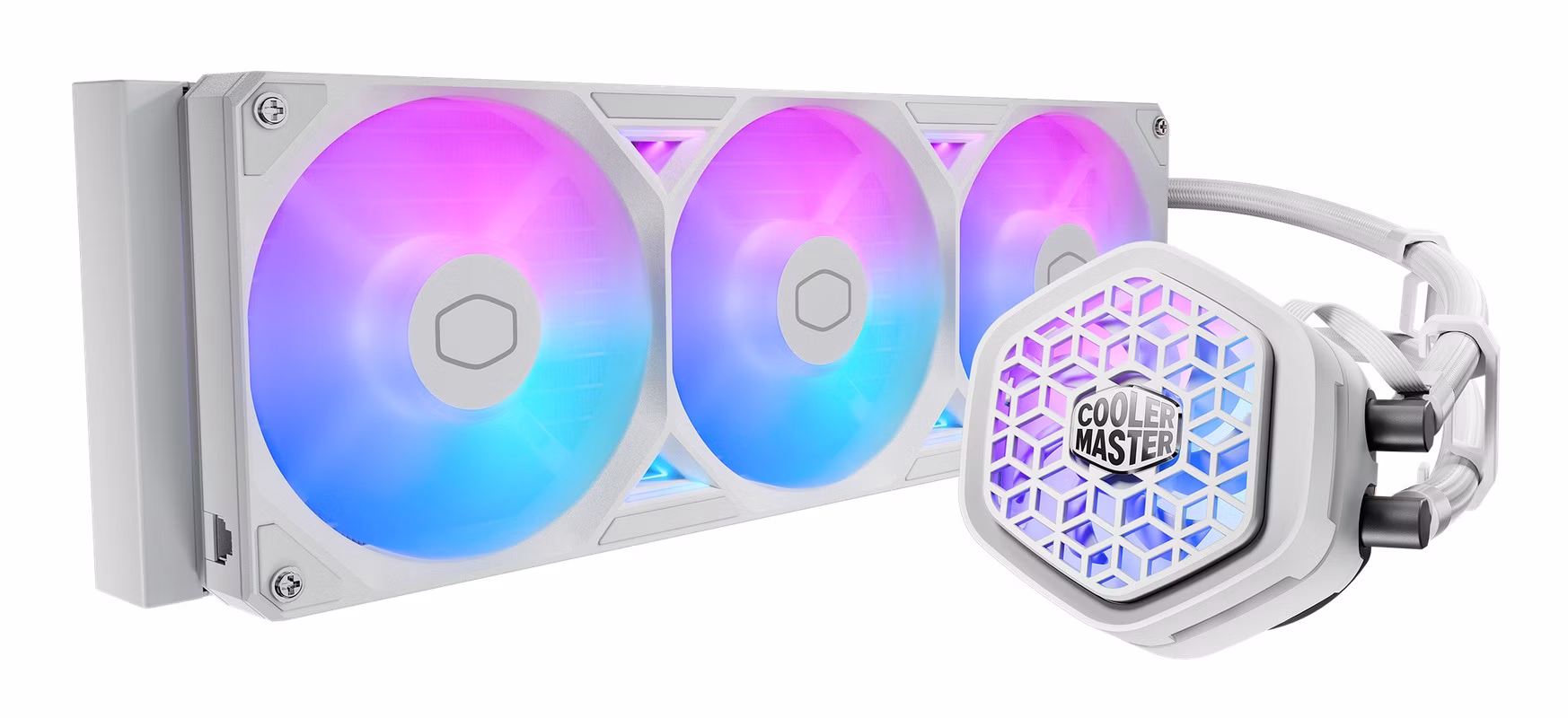 Dissipatore a Liquido Cooler Master MasterLiquid Atmos II 360 12 cm Bianco 1 Dissipatore a Liquido Cooler Master MasterLiquid Atmos II 360 12 cm Bianco