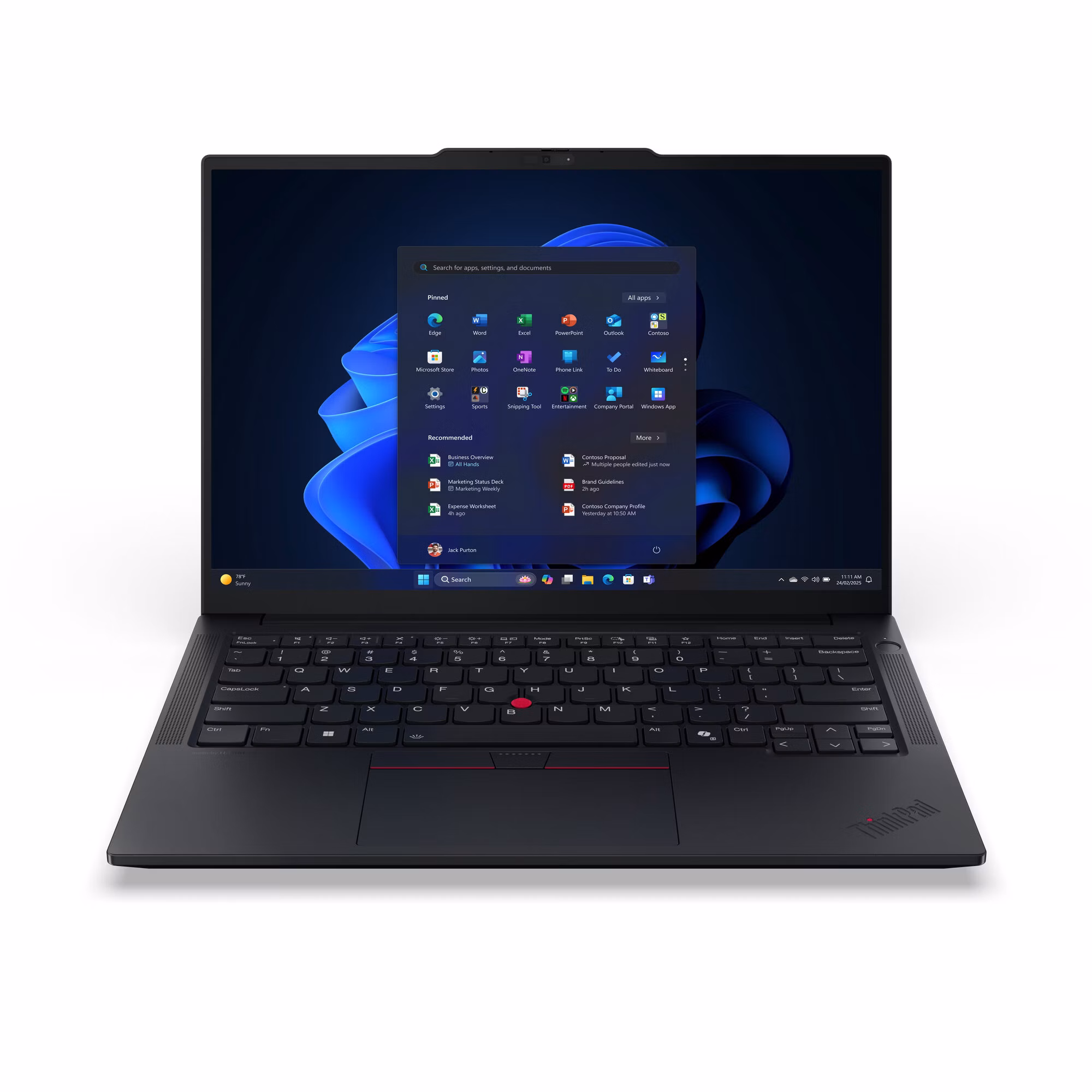 Lenovo ThinkPad E14 Gen 7 (Intel) Intel Core Ultra 7 255H Laptop 35.6 cm (14") WUXGA 16 GB DDR5-SDRAM 512 GB SSD Wi-Fi 6E (802.11ax) Windows 11 Pro English Black