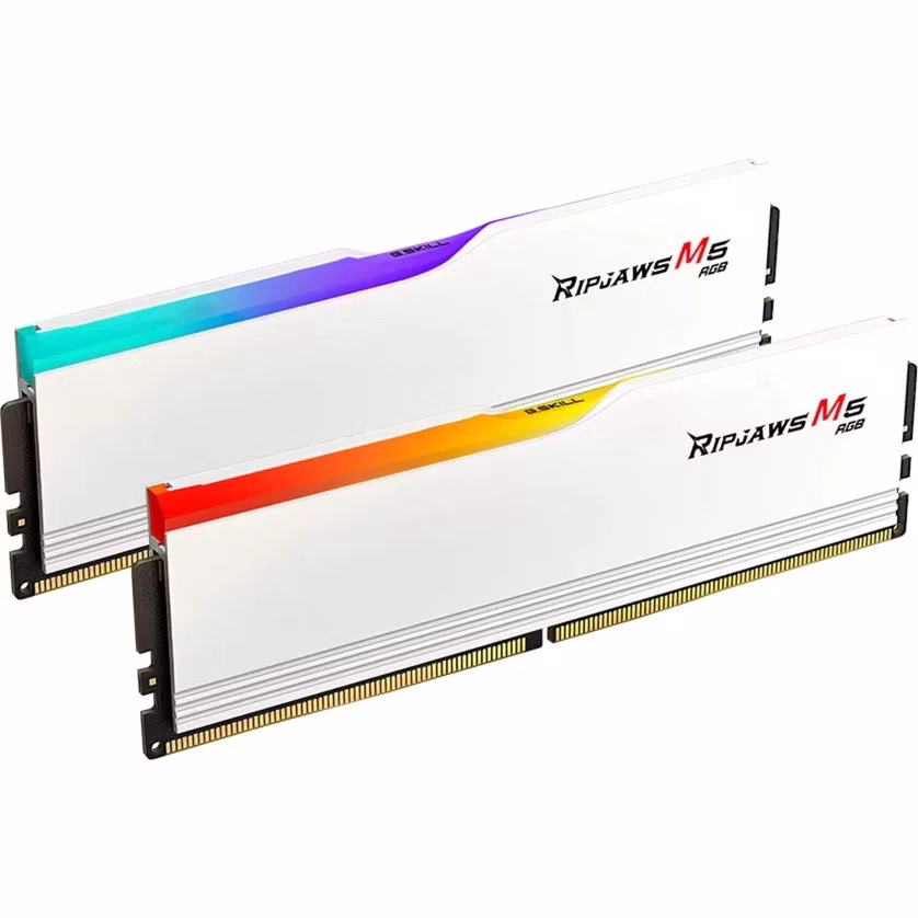 Ram G.Skill Ripjaws M5 DDR5 5600Mhz 64GB (2x32) RGB CL34 XMP Bianco