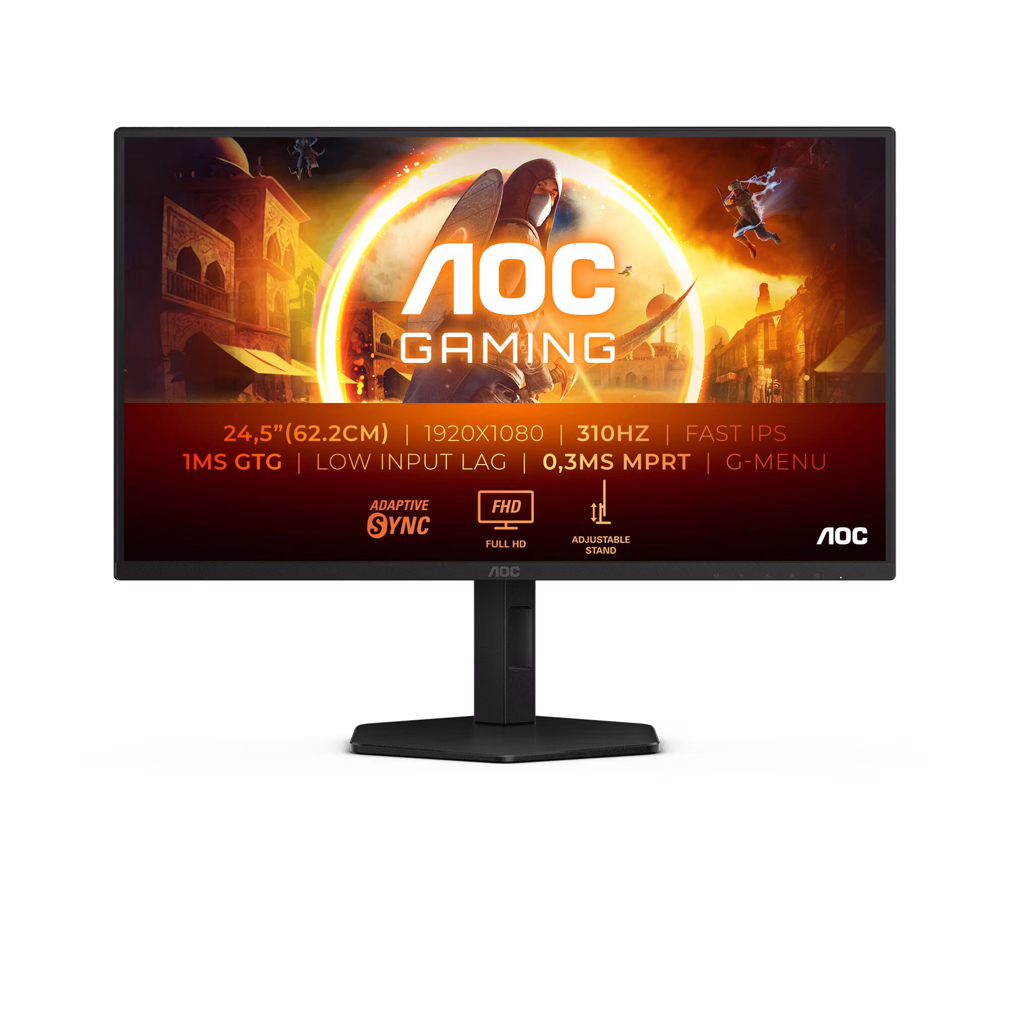 Monitor Da Gaming AOC 25G4SXU 25" Full HD IPS 310Hz
