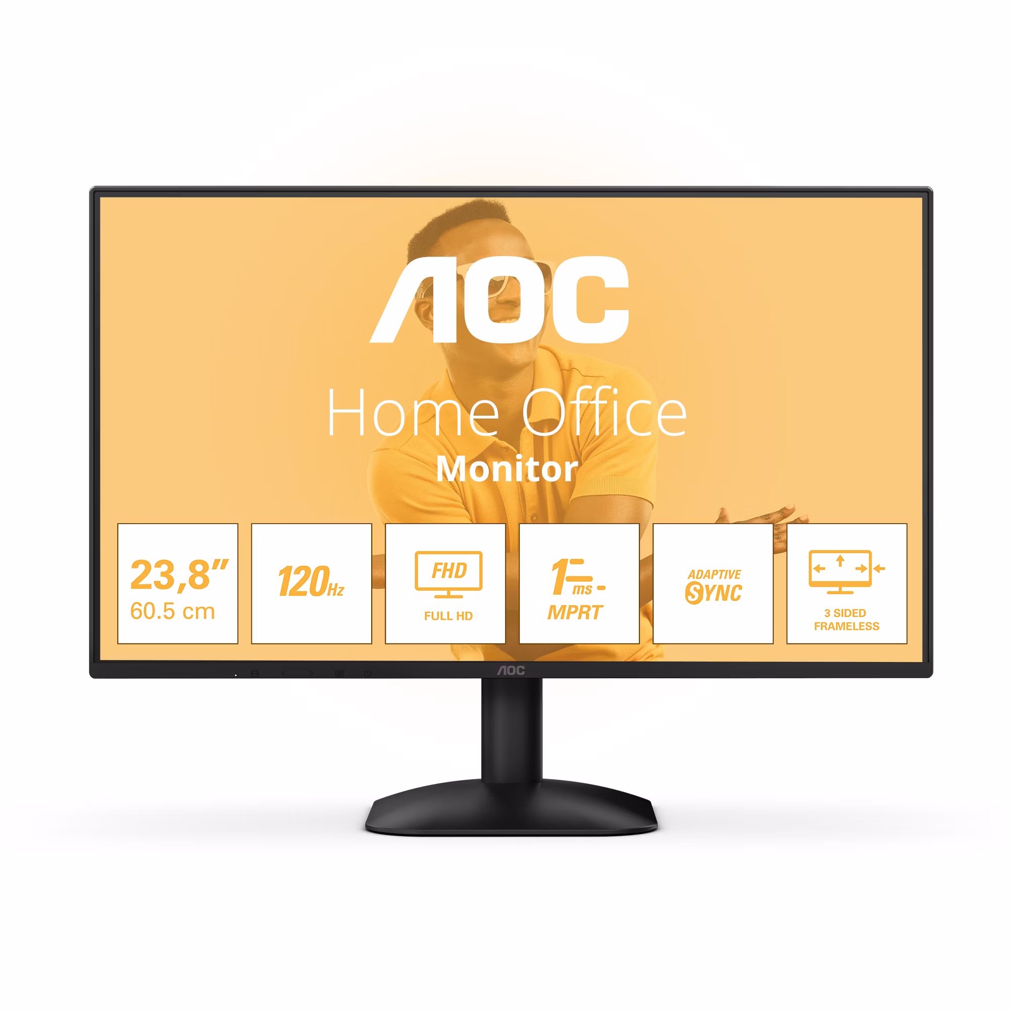 Monitor AOC 24B31H LED 23" FullHD IPS 120Hz Nero