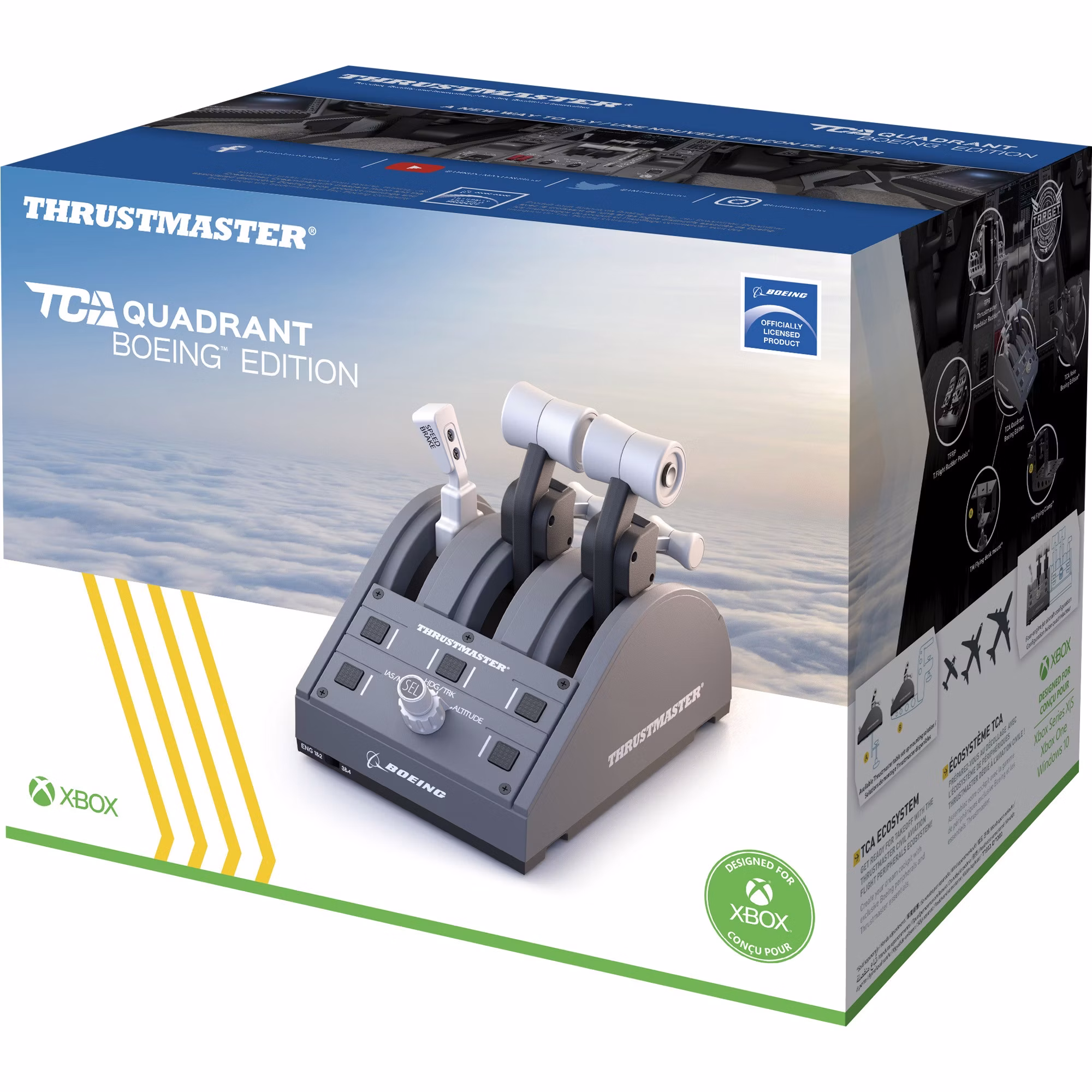 Controlli Di Volo Thrustmaster TCA Quadrant Boeing Edition Grigio USB