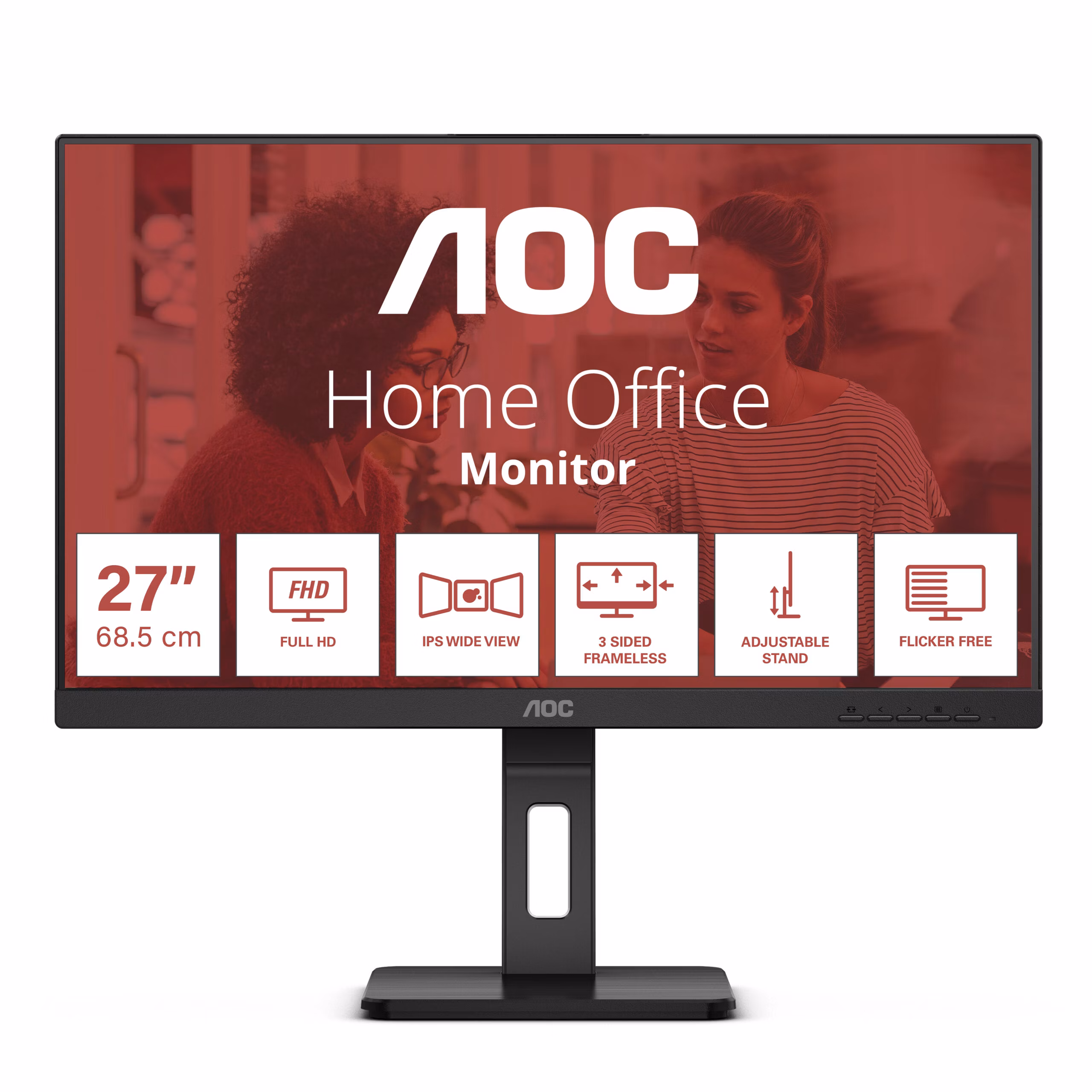 Monitor AOC 27E3QAF 27" FullHD IPS Nero