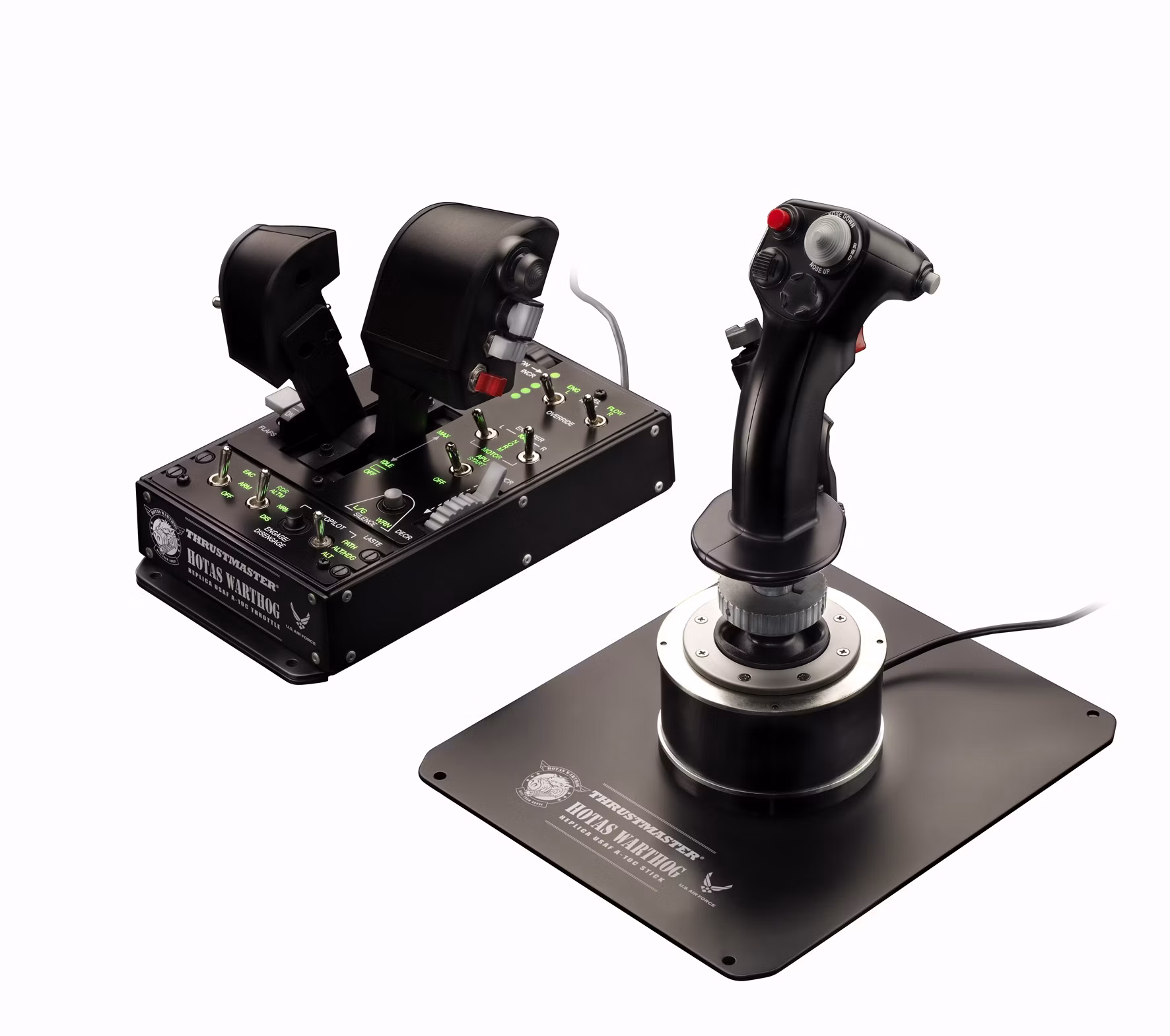Simulatori di volo Thrustmaster Hotas Warthog nero argento