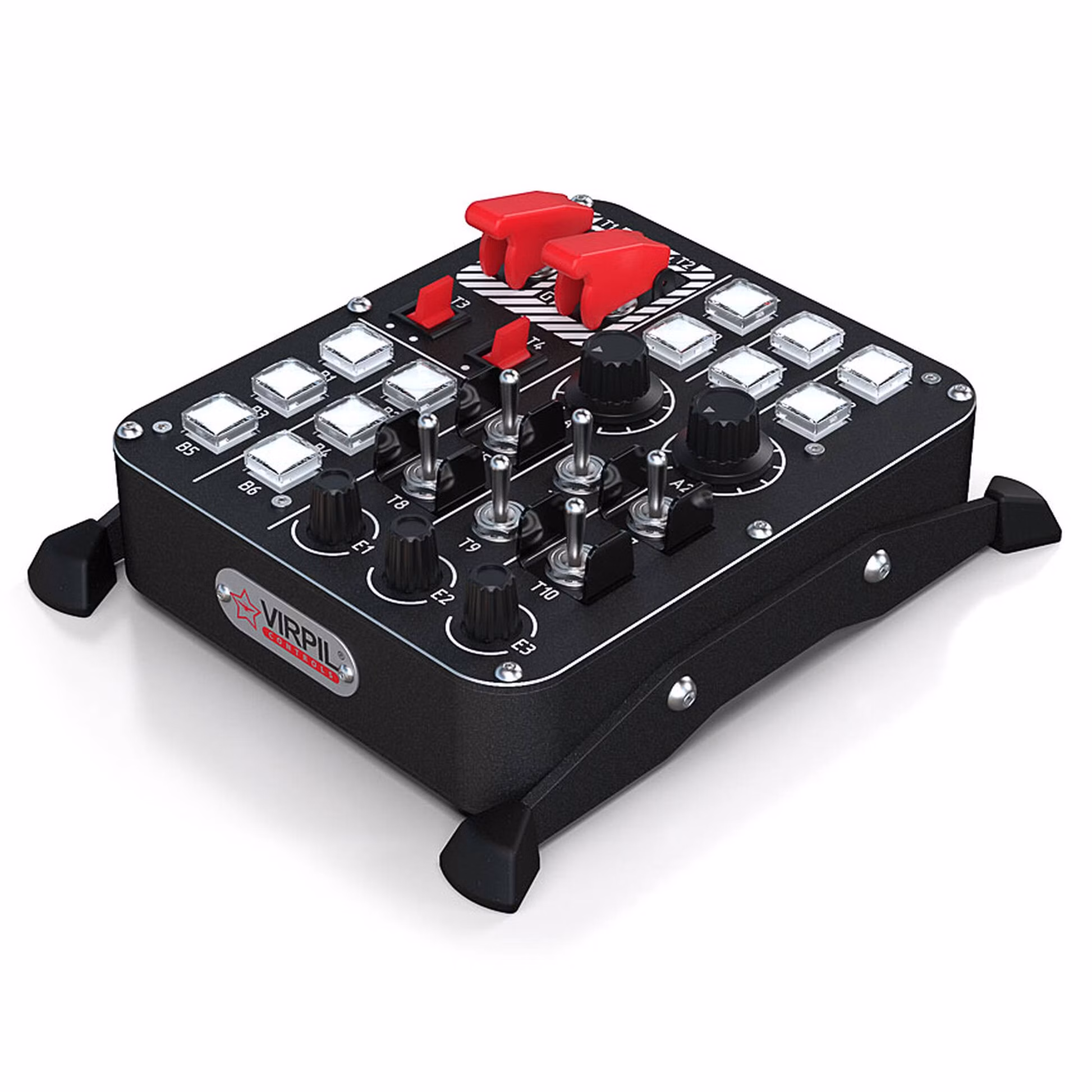 Simulatori di volo Virpil Controls Universal Control Panel 1 RGB 27 controlli nero