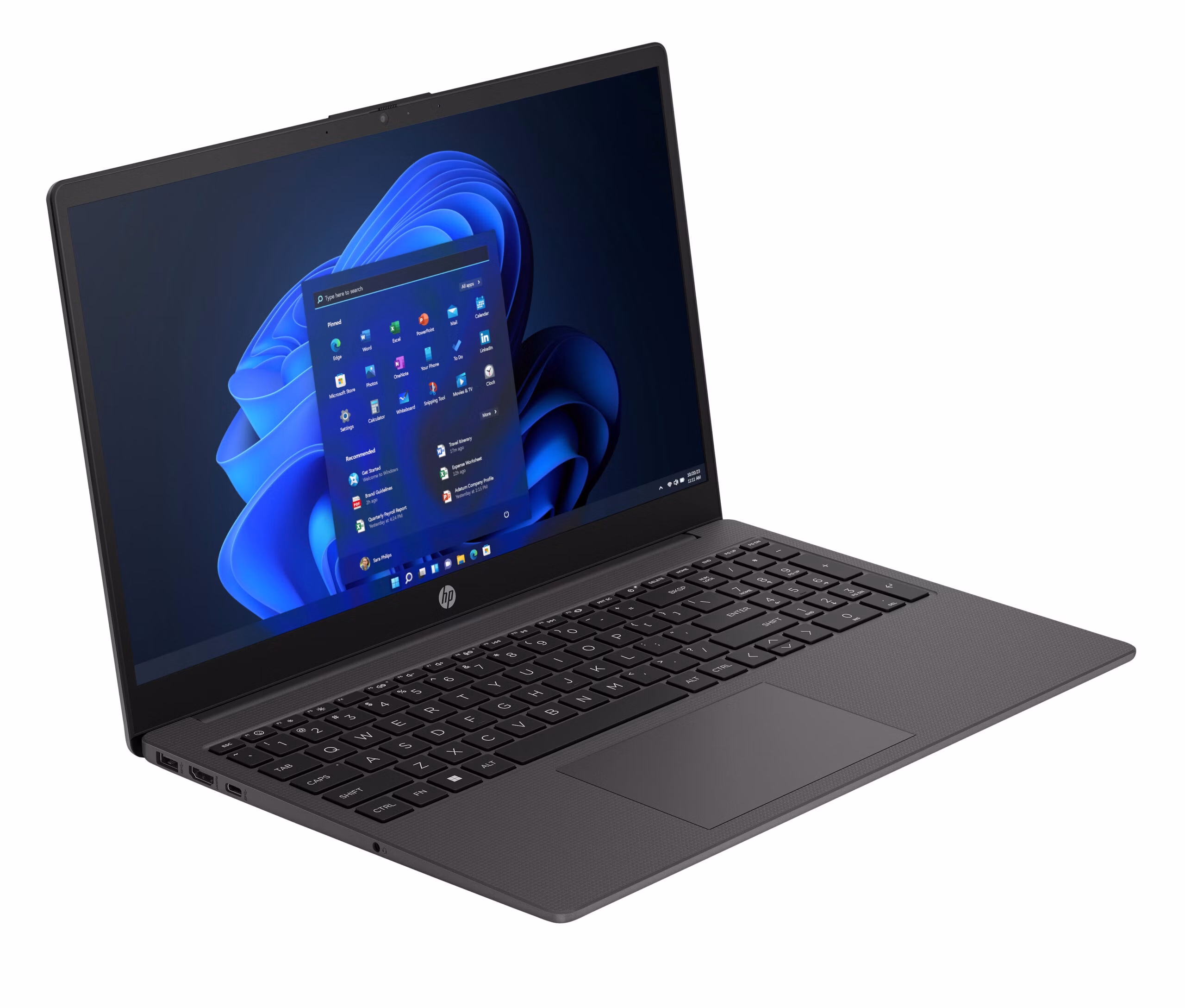 NOTEBOOK HP 255 G10 AMD Ryzen 5 7530U Full HD 8 GB DDR4-SDRAM 512 GB SSD Wi-Fi 6 FreeDOS Nero