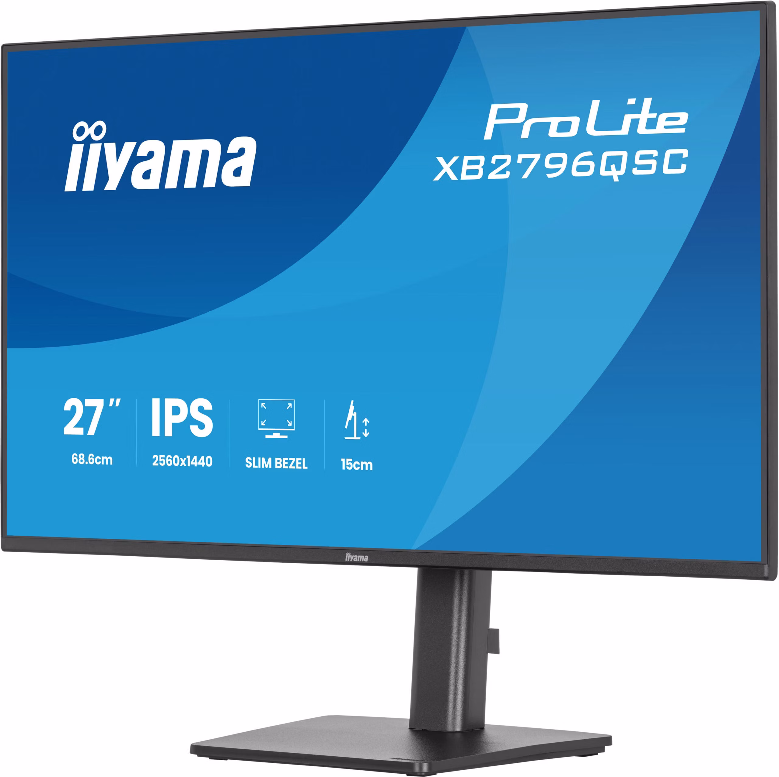 Monitor iiyama ProLite XB2796QSC-B1 27" 2560 x 1440 Pixel Quad HD LED Nero 4 Monitor iiyama ProLite XB2796QSC-B1 27" 2560 x 1440 Pixel Quad HD LED Nero - immagine 4
