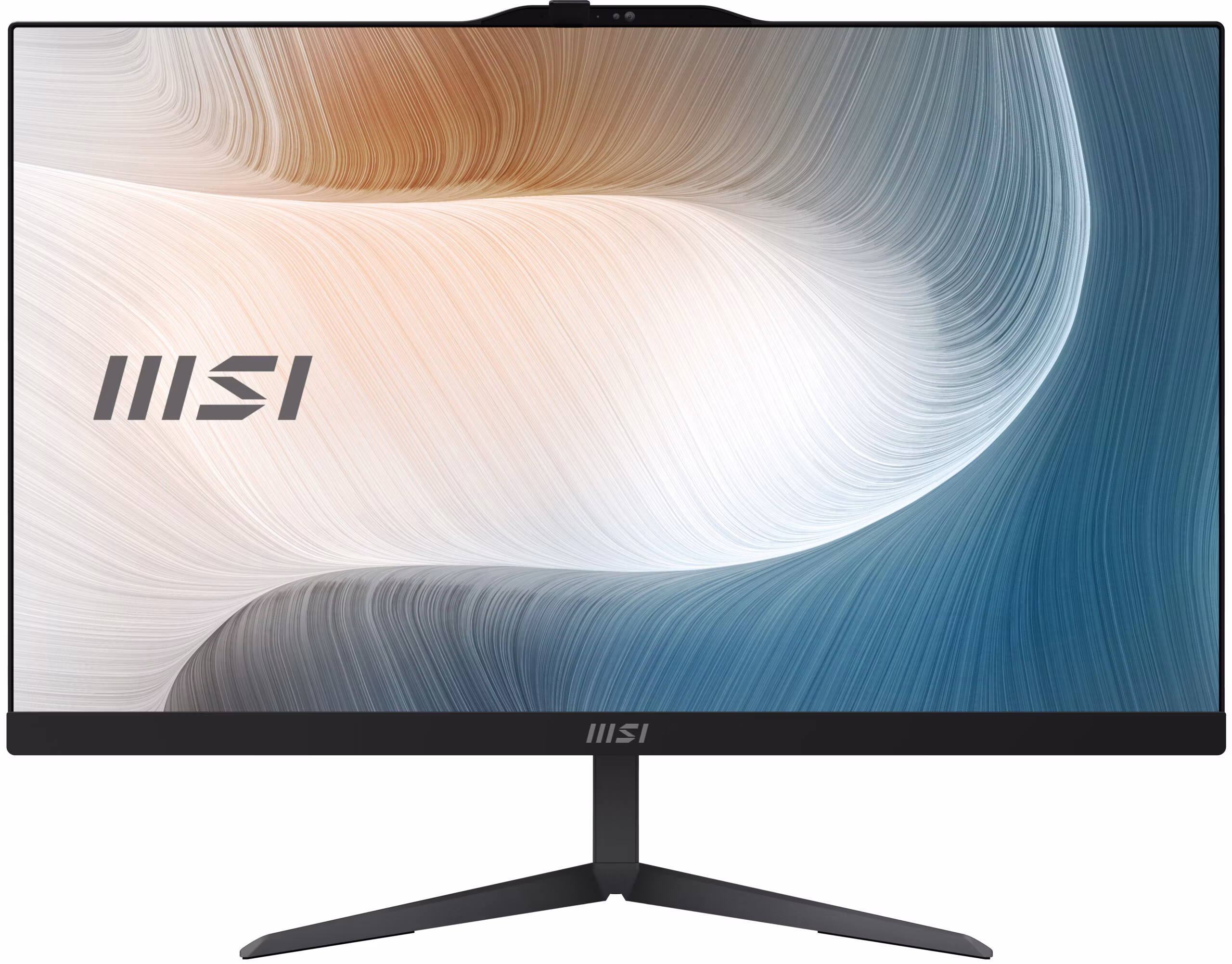 PC All-in-one MSI Modern Intel Core 3 100U 24"1920 x 1080 Pixel 16 GB DDR5-SDRAM 256 GB SSD Windows 11 Pro Wi-Fi 6E Nero