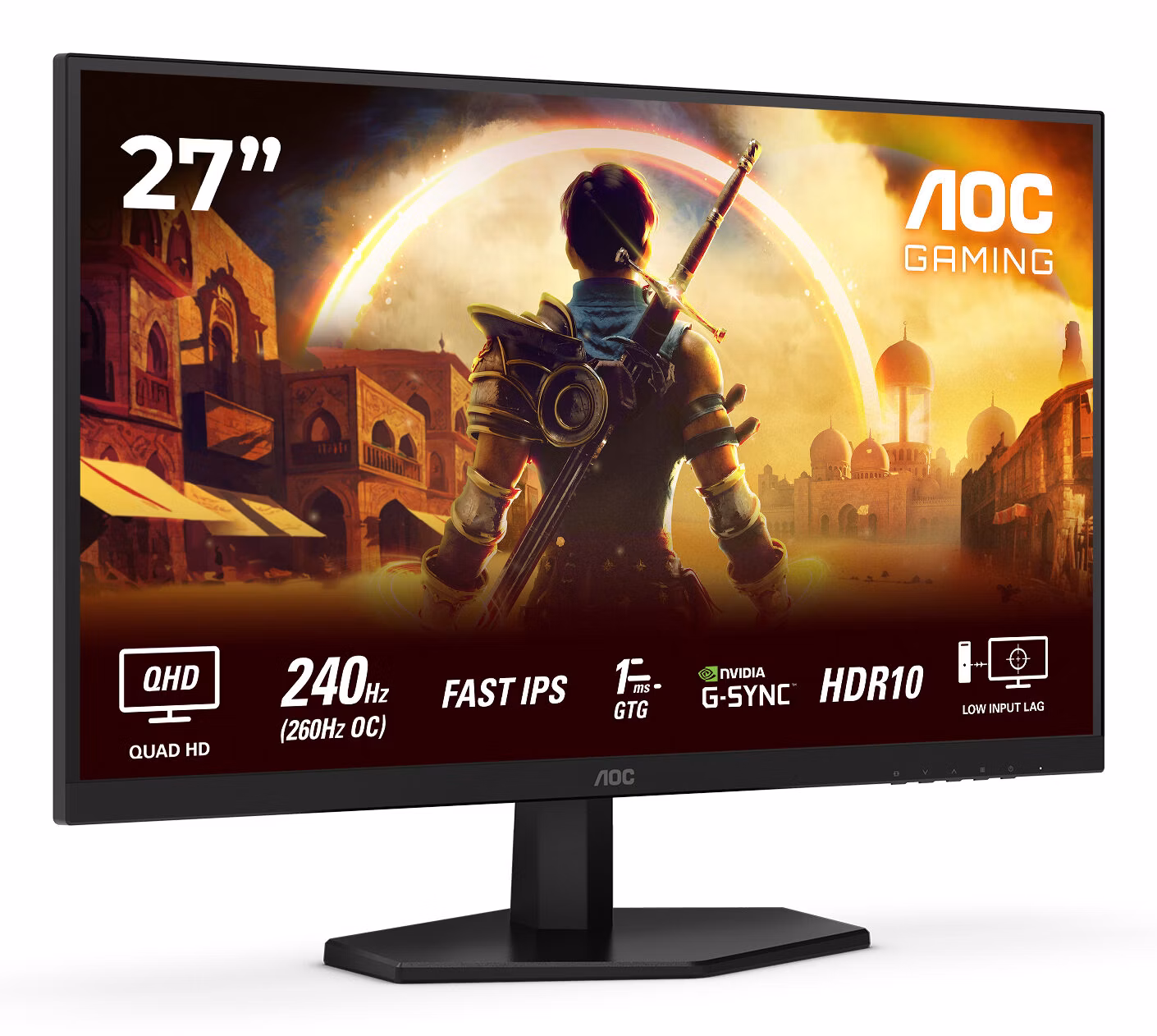 Monitor Da Gaming AOC Q27G42ZE 27" WQHD 240Hz IPS Adaptive Sync 2 Monitor Da Gaming AOC Q27G42ZE 27" WQHD 240Hz IPS Adaptive Sync - immagine 2