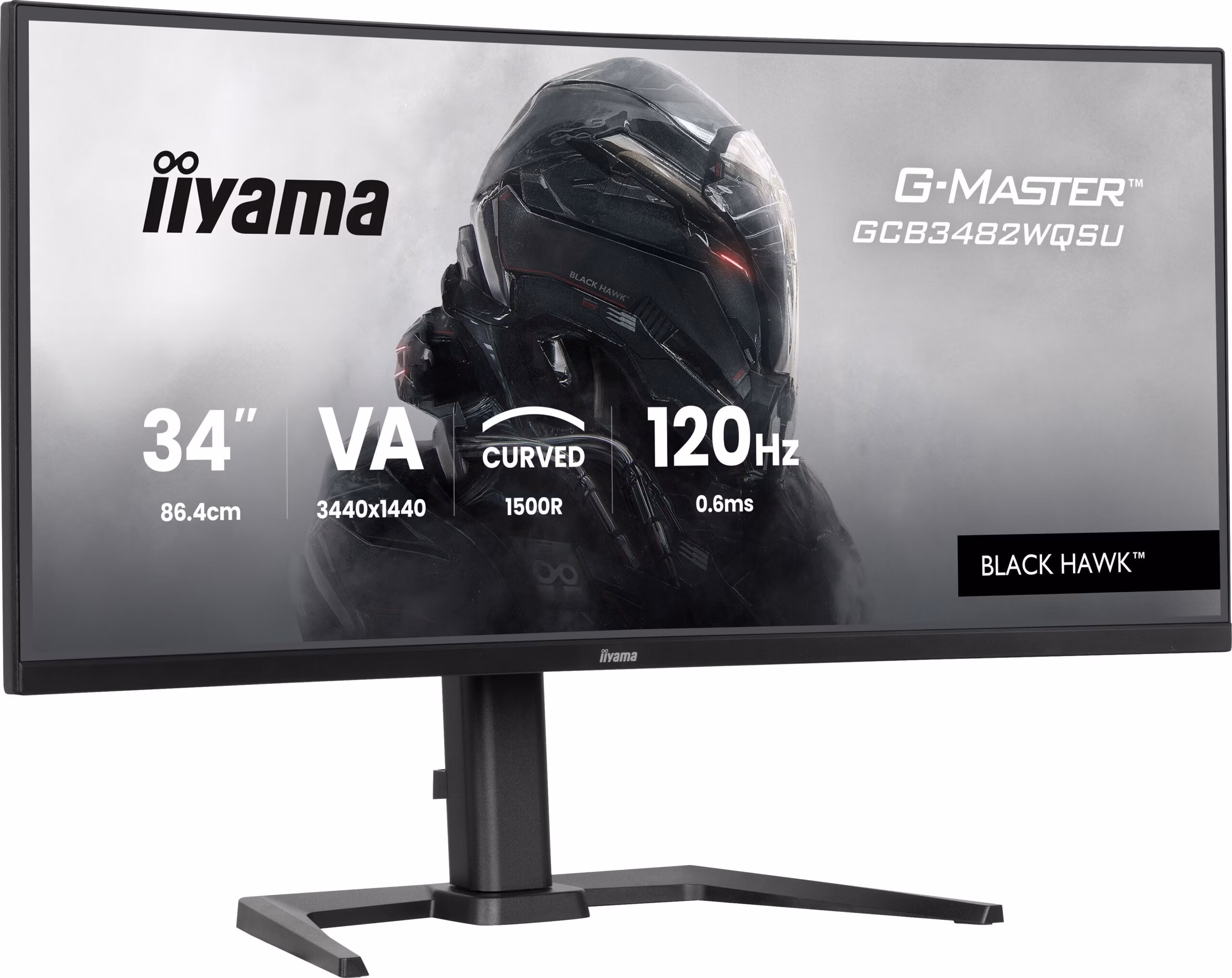 Monitor iiyama GCB3482WQSU-B1 34" 3440 x 1440 Pixel UltraWide Quad HD LED Nero